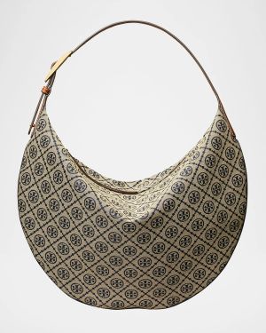 T Monogram Balloon Shoulder Bag