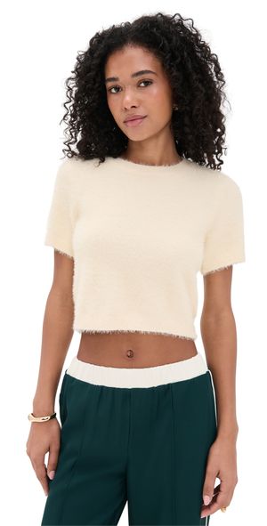 Madison the Label Ruby Knit Tee White M