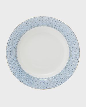 Cornflower Lace Rim Soup Bowl