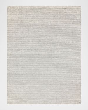 Key West Hand-Tufted Light Silver Rug, 8' x 10'