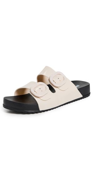 Melissa Melissa Cozy Jelly Slides Black/Beige 5