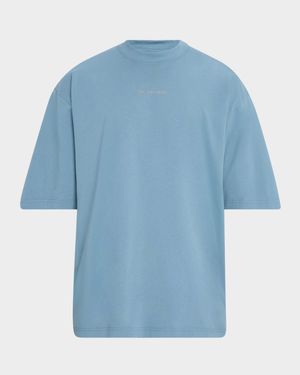 Unisex Jersey Embroidered Logo Medium-Fit T-Shirt