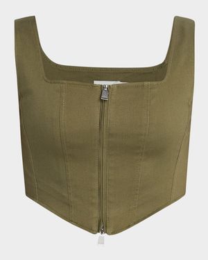 Kateri Sleeveless Bustier Top