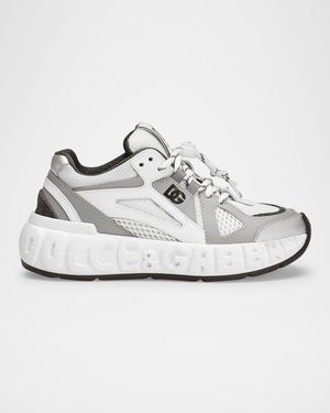 Kid's Reflective Mixed Media Sneakers, Kids