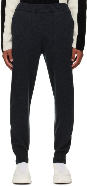 JOSEPH Pantalon de détente doux gris en laine