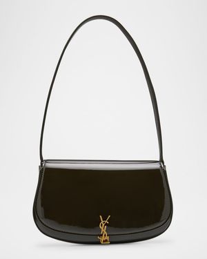 Mini YSL Flap Shoulder Bag in Patent Leather