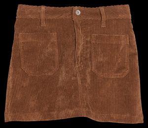 Bellerose - Jupe courte en velours côtelé - Taille 12A - Marron