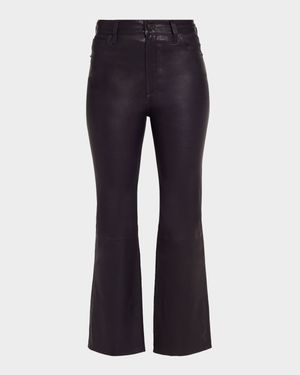 The Leather Reboot Crop Jeans