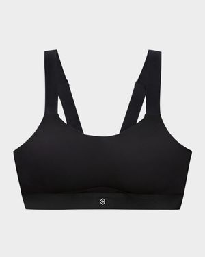 Kinetic Logo-Print Sports Bra