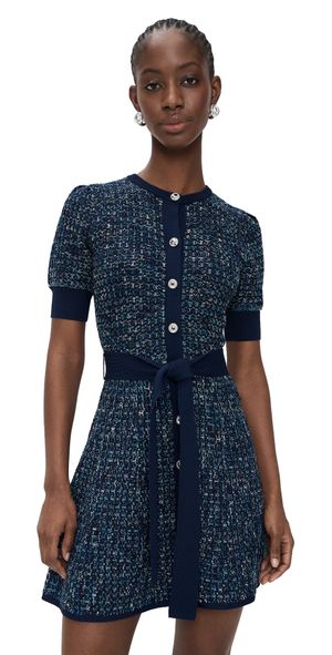 Shoshanna Harriet Dress Blue Melange M