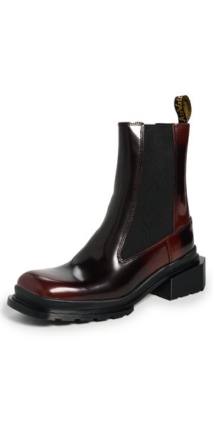 Dr. Martens Maybole Chelsea Boots Black Cherry Red Arcadia 7