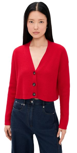 LE BOP Florence Cardigan Crimson XL