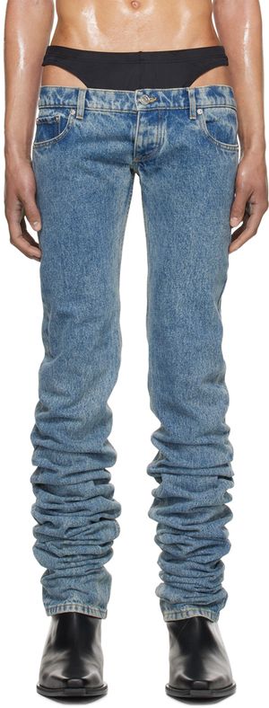 Jean Paul Gaultier Jean bleu édition Shayne Oliver