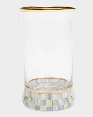 Sterling Check Highball Glass