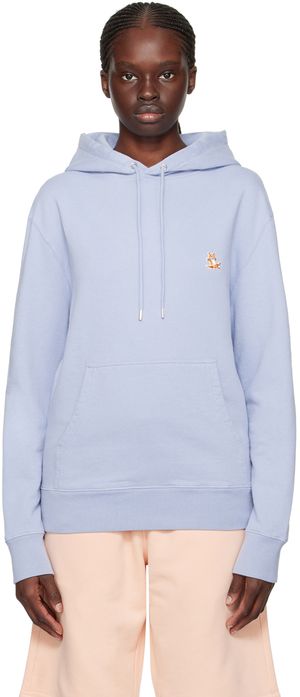 Maison Kitsuné Blue Chillax Fox Hoodie