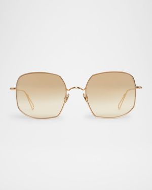Varenne Square Metal & Nylon Sunglasses