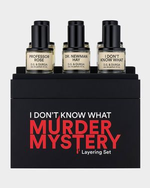 I DON'T KNOW WHAT Murder Mystery Layering Eau de Parfum Set, 6 x 0.3 oz.