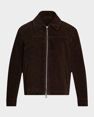 Men's Suede Full-Zip Jacket
