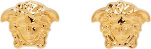 Versace Gold Medusa Stud Earrings