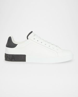 Men's Portofino Calfskin Low-Top Sneakers