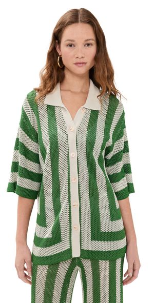Seven Wonders Ziggy Top Emerald/Sand S