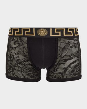 Men's Baroque Mesh Jacquard Boxer Briefs
