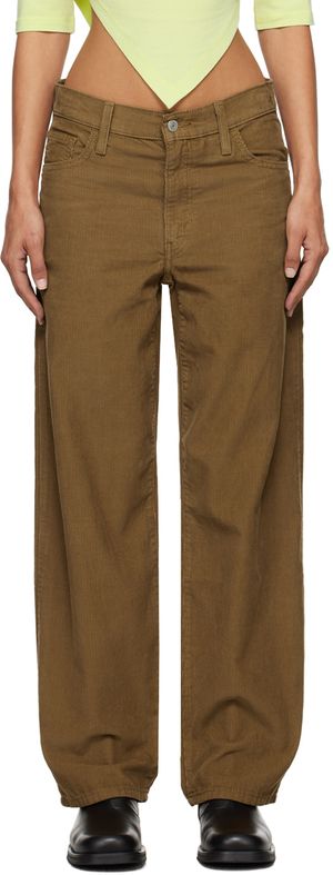 Levi's Jean de papa ample brun