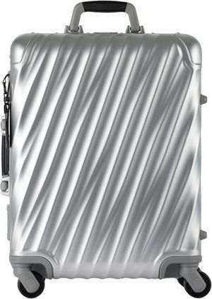 Tumi Silver 19 Degree Aluminium Continental Carry-On Suitcase