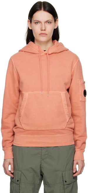 C.P. Company Pink Lens Hoodie