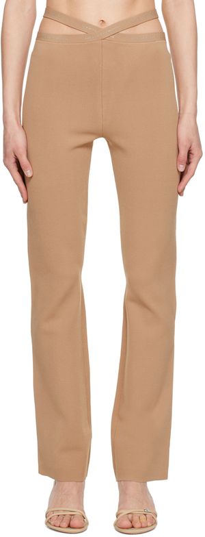 alexanderwang.t Tan Criss-Cross Leggings
