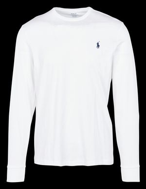 Polo Ralph Lauren - Tee-shirt col rond en coton - Taille XL - Blanc