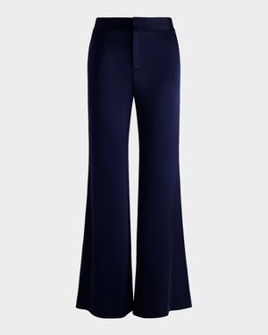 Shane Satin Wide-Leg Pants