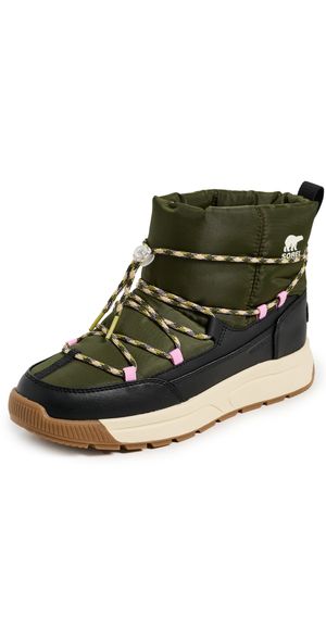 Sorel Whitney III Slip-On Boots Utility Green/Black 7