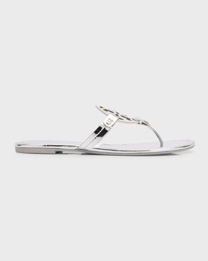 Miller Metallic Logo Thong Sandals