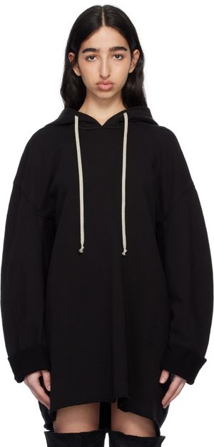 Rick Owens DRKSHDW Black Hollywood Peter Hoodie