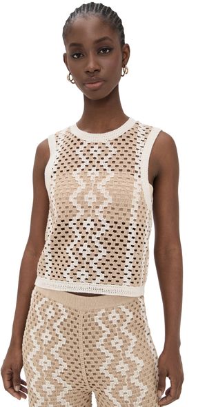 Z Supply Oasis Crochet Top Natural M