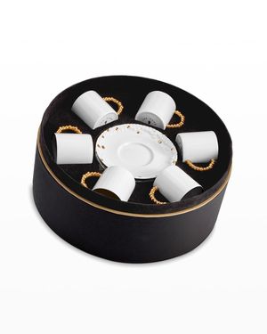 Haas Mojave Espresso Cups & Saucers (Set Of 6)