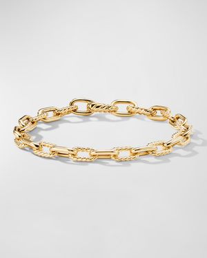 DY Madison Chain Bracelet in 18K Gold, 6mm