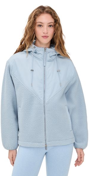 Varley Rosia Fleece Hoodie Ashley Blue M