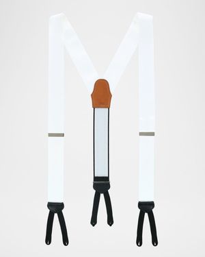 Men's Sutton Solid Silk Suspender Braces