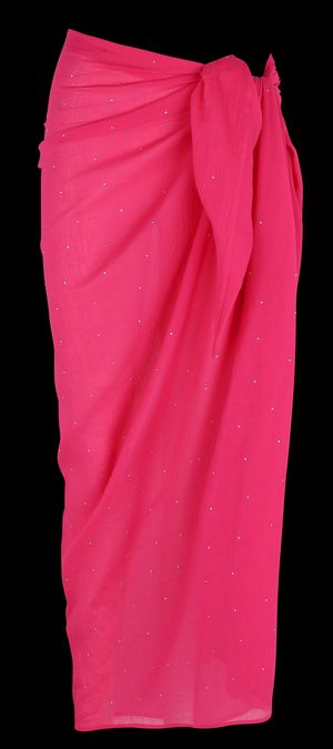 Love Stories - Paréo long en coton - Taille Unique - Rose
