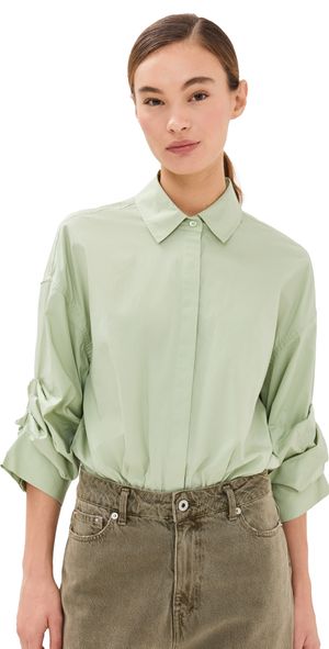 STAUD Traverse Bodysuit Pale Jade L