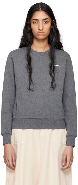 A.P.C. Gray Boxy Petit 'VPC' Sweatshirt