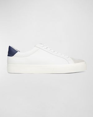 Men's Fulton Mix-Leather Low-Top Sneakers