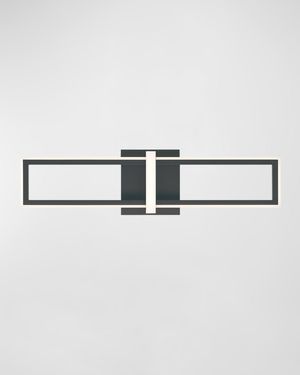 Bordo LED Sconce in Black, 24"