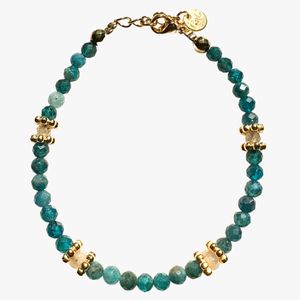 Ginandger - Bracelet apatite - Taille Unique - Bleu