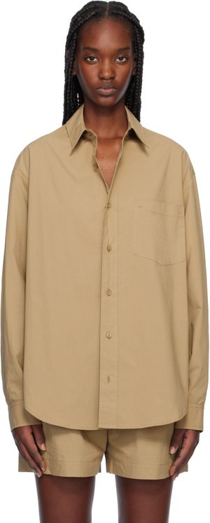 Matteau Tan Relaxed Shirt