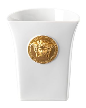 Medusa Madness Vase in White - 7"