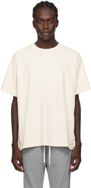 John Elliott T-shirt University blanc cassé