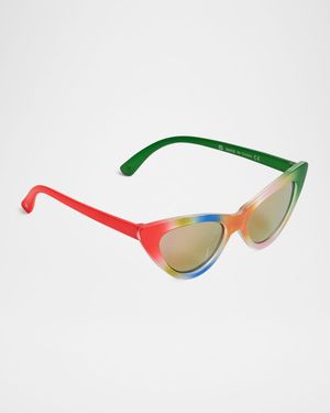 Girl's Sola Plastic Cat-Eye Sunglasses